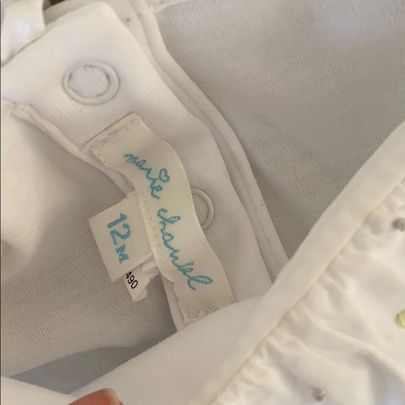 MARIE CHANTAL BABY BODYSUIT RUFFLE NECK - Picture 5 of 5